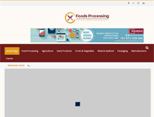 Tablet Screenshot of foodsprocessing.com